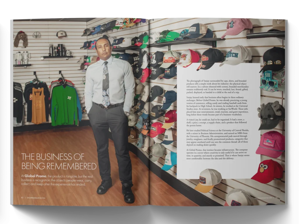 In print — the Sanjay Srinivasan cover story, in spread.